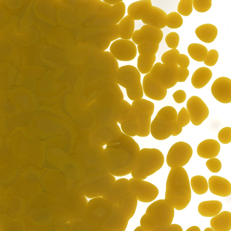 Golden Green Striker Opaque Bullseye Frit 227