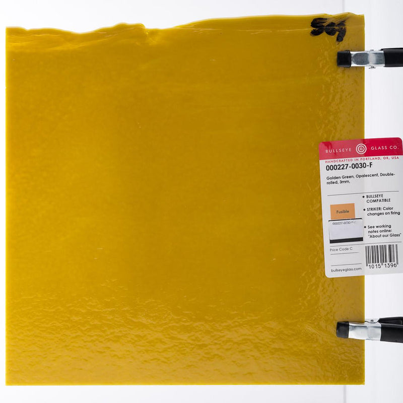 Golden Green Striker Opaque Bullseye Sheet 227 3MM