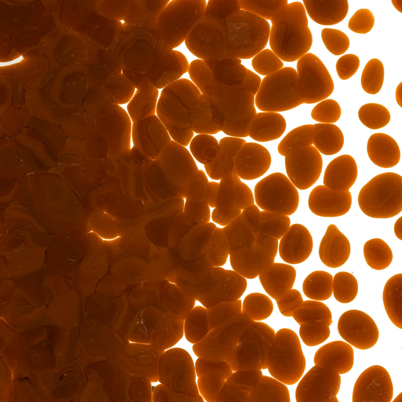 Cinnabar Striker Opaque Bullseye Coarse Frit 309