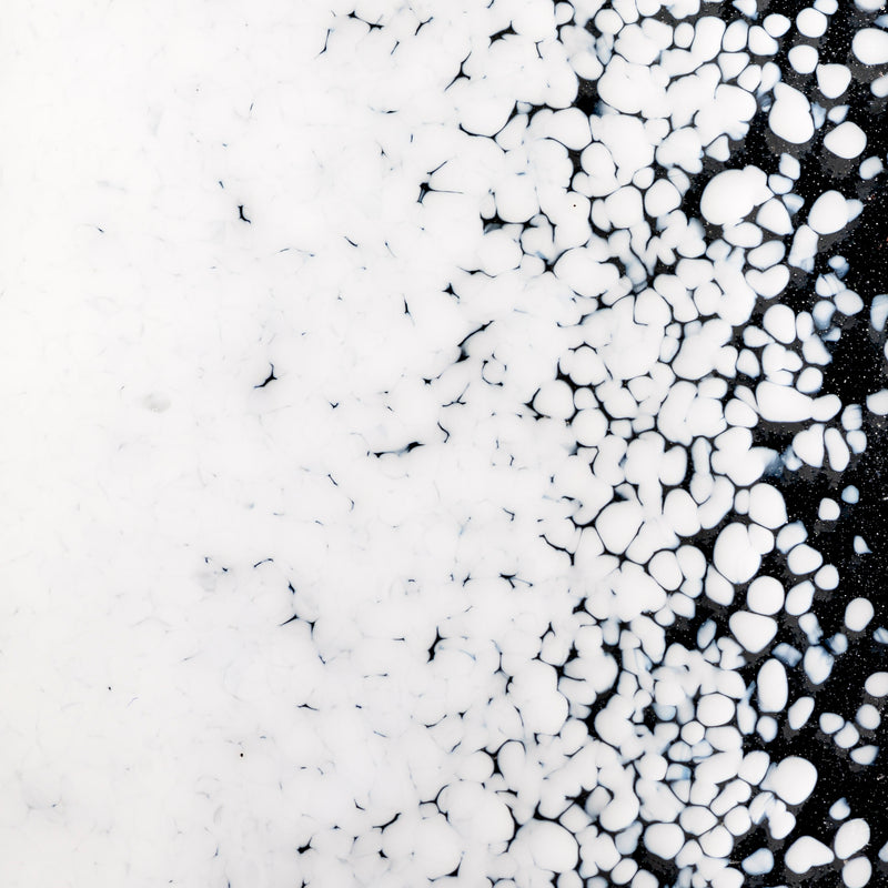 Dense White Opaque Bullseye Frit 313