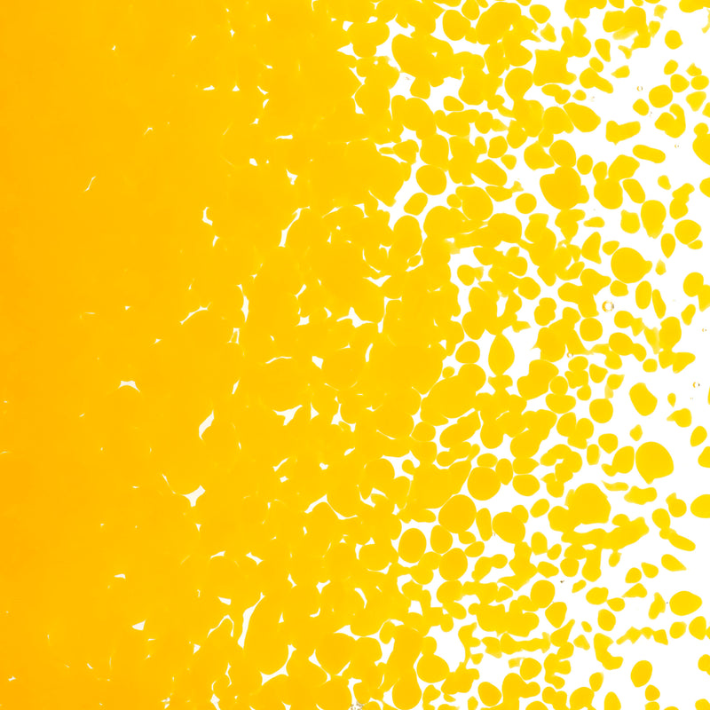 Marigold Yellow Striker Opaque Bullseye Frit 320