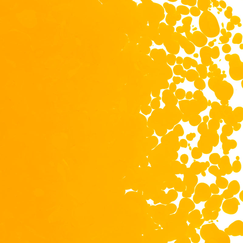 Marigold Yellow Striker Opaque Bullseye Frit 320