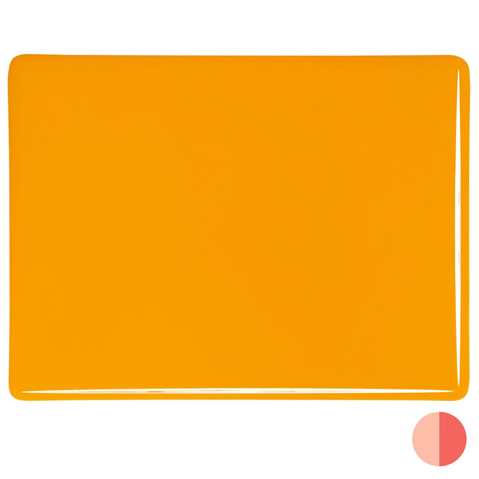 Marigold Yellow Striker Opaque Bullseye Sheet 320 3MM