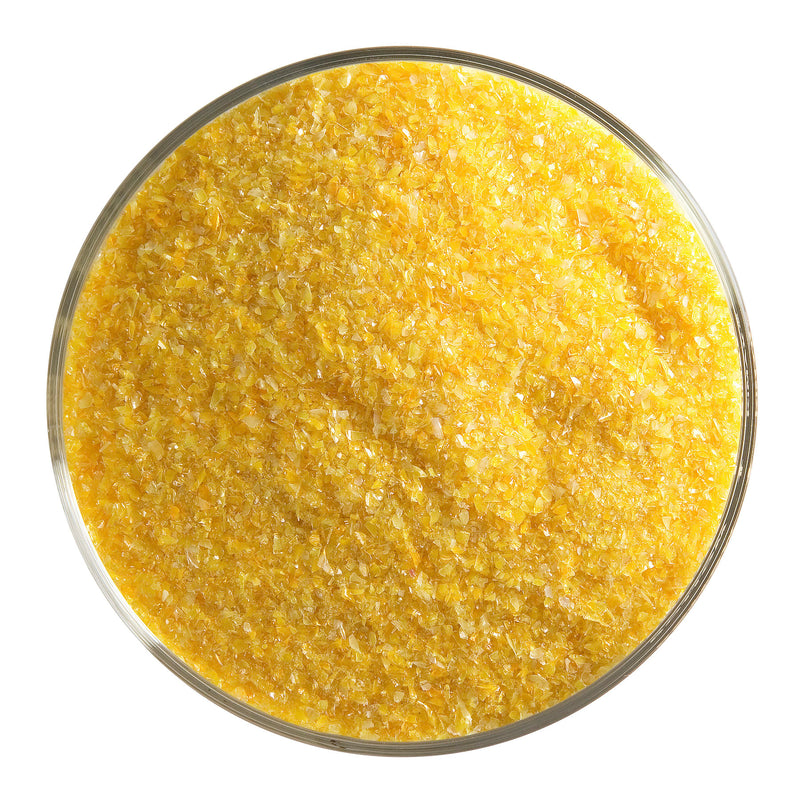 Pumpkin Orange Striker Opaque Bullseye Fine Frit 321
