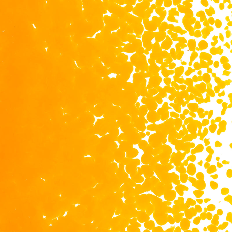 Pumpkin Orange Striker Opaque Bullseye Medium Frit 321