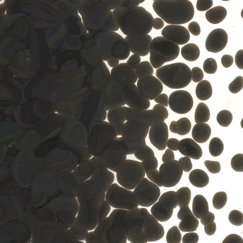 Deep Gray Opaque Bullseye Frit 336