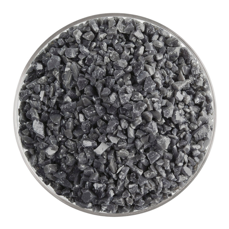 Deep Gray Opaque Bullseye Frit 336