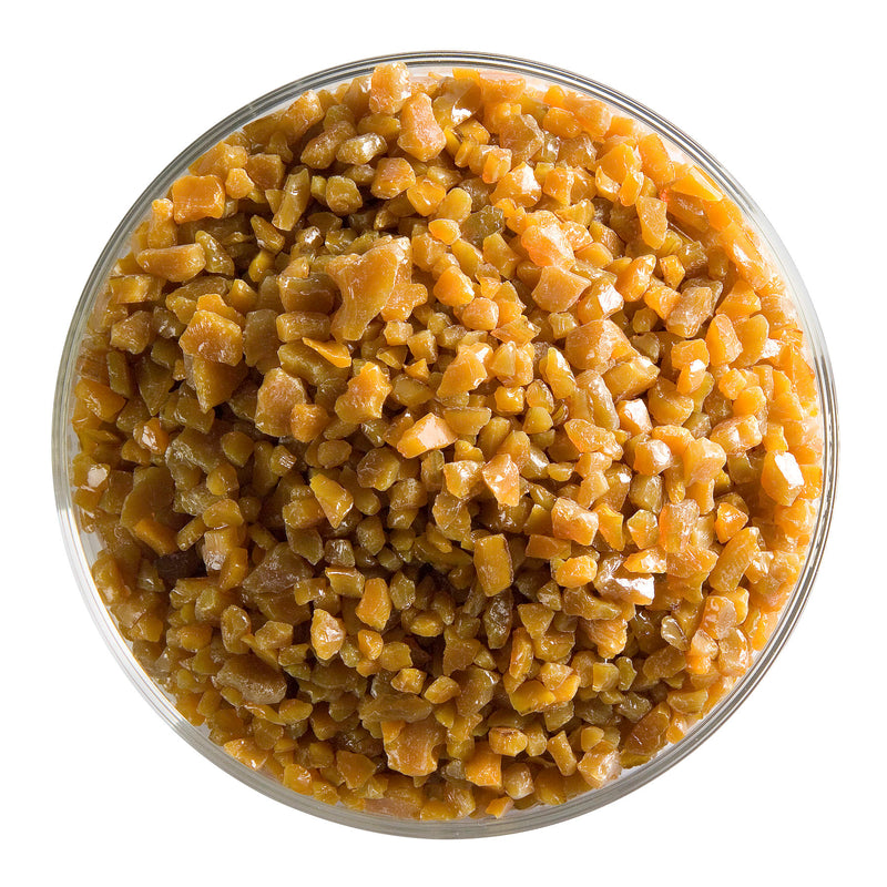 Butterscotch Striker Opaque Bullseye Coarse Frit 337