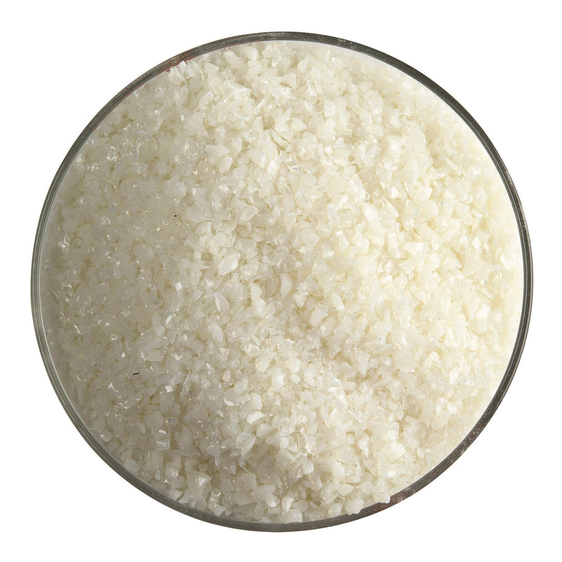 Cream Opaque Bullseye Medium Frit 420