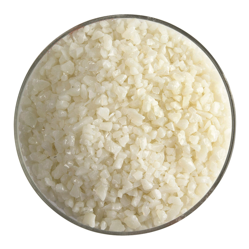 Cream Opaque Bullseye Coarse Frit 420