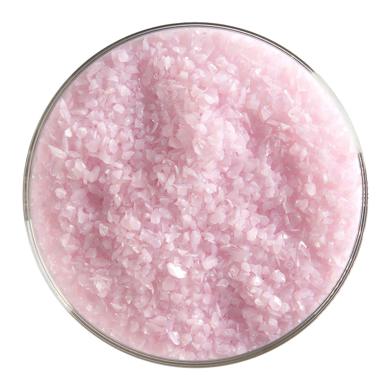 Petal Pink Opaque Bullseye Medium Frit 421