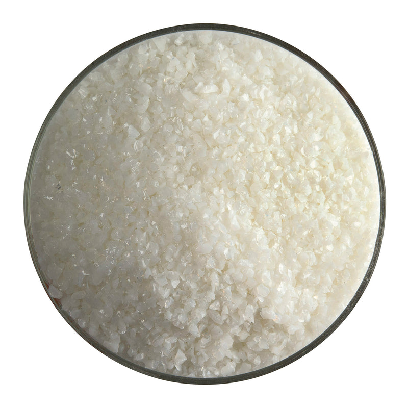 Warm White Opaque Bullseye Medium Frit 920