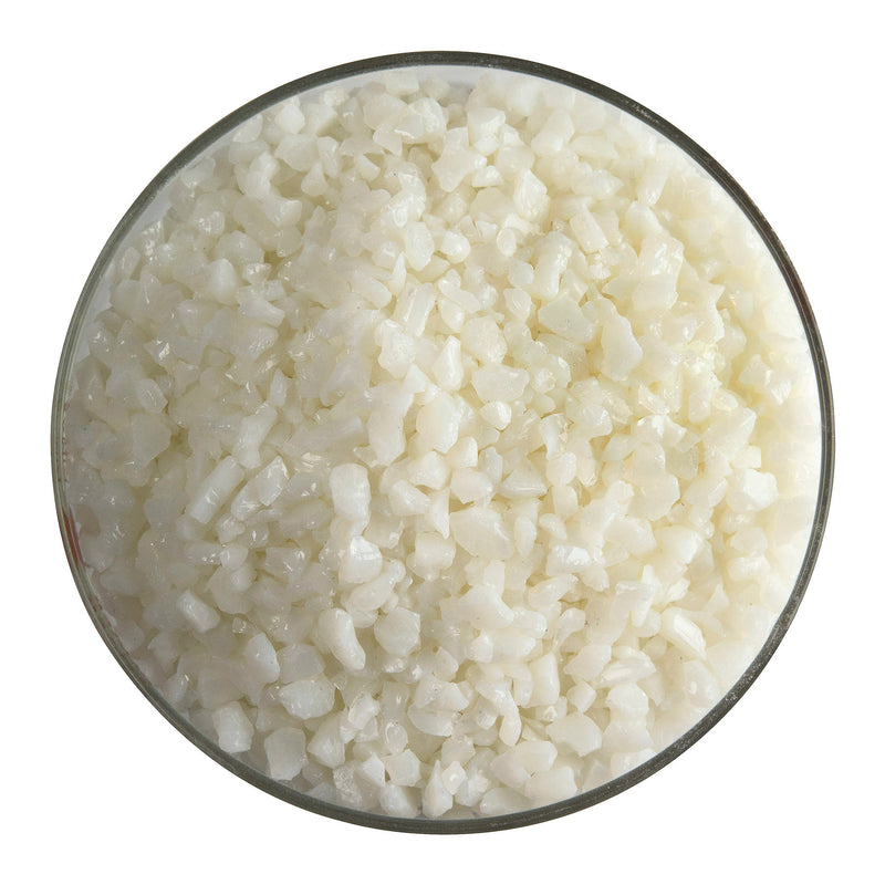 Warm White Opaque Bullseye Coarse Frit 920