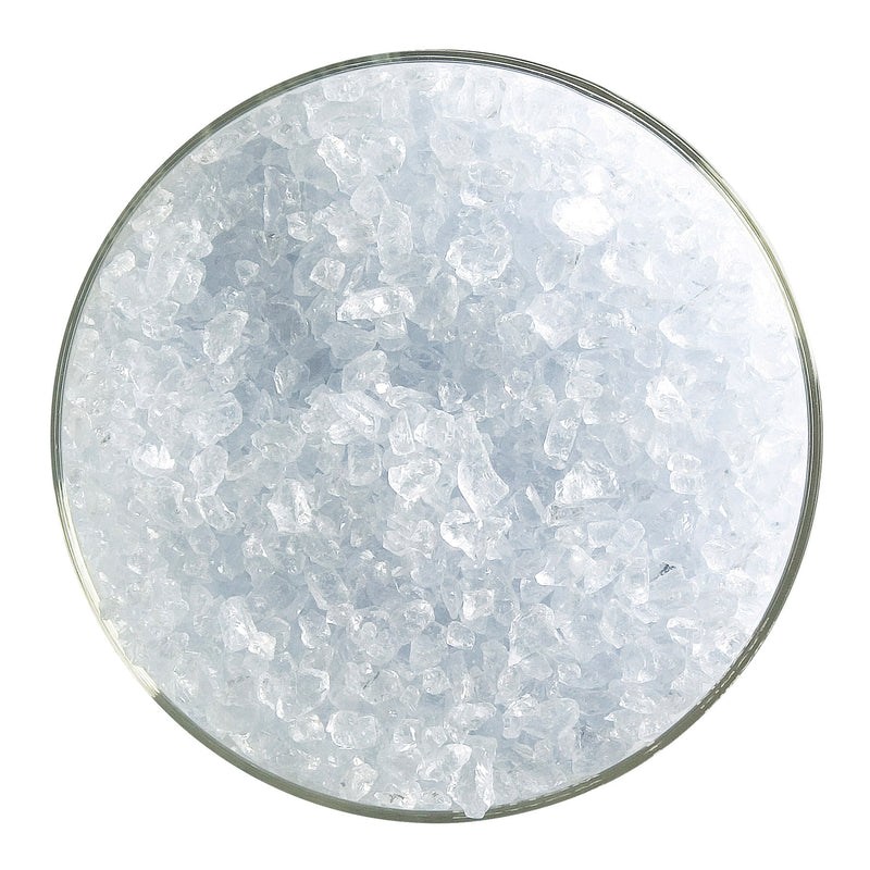 Reactive Ice Transparent Bullseye Coarse Frit 1009
