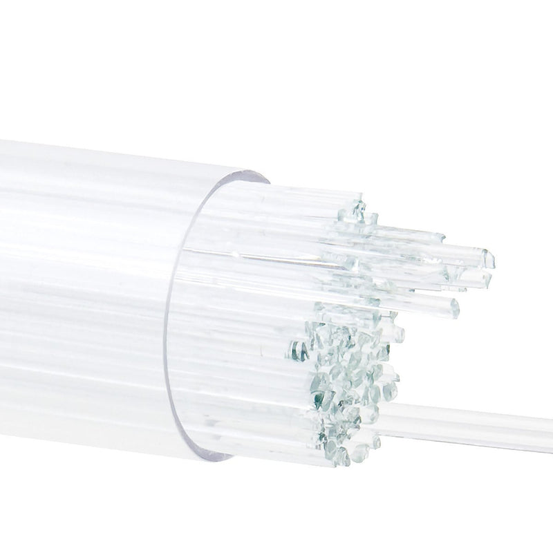 Reactive Ice Clear Opaque Bullseye Stringer 1009