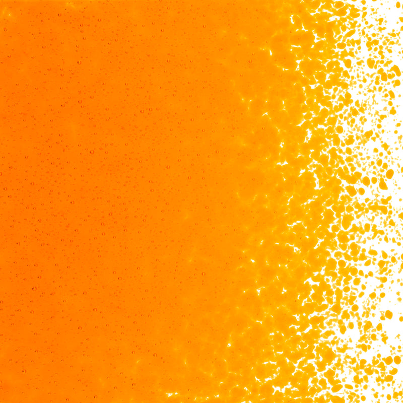 Light Orange Striker Transparent Bullseye Fine Frit 1025