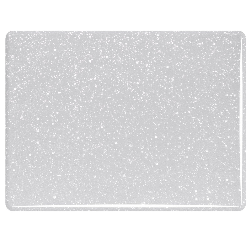 Clear, Seedy Glass Transparent Bullseye 1101 3mm Full Sheet