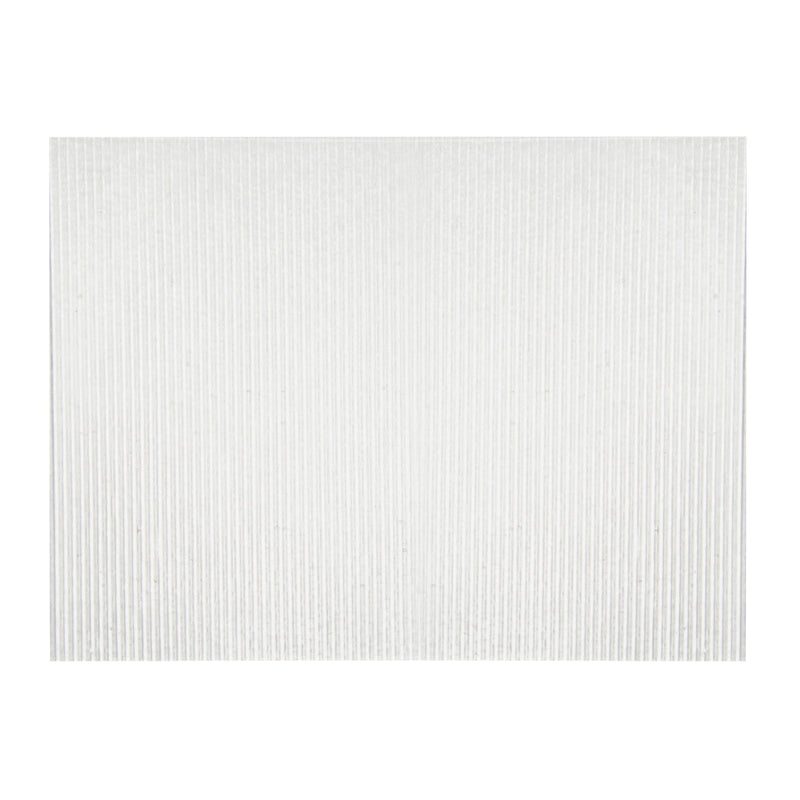 Clear, Reeded Texture Transparent Bullseye Sheet 1101 3MM