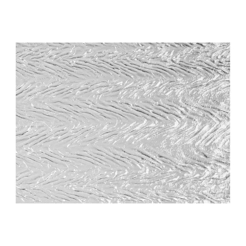 Clear Herringbone Transparent Bullseye Sheet 1101 3MM