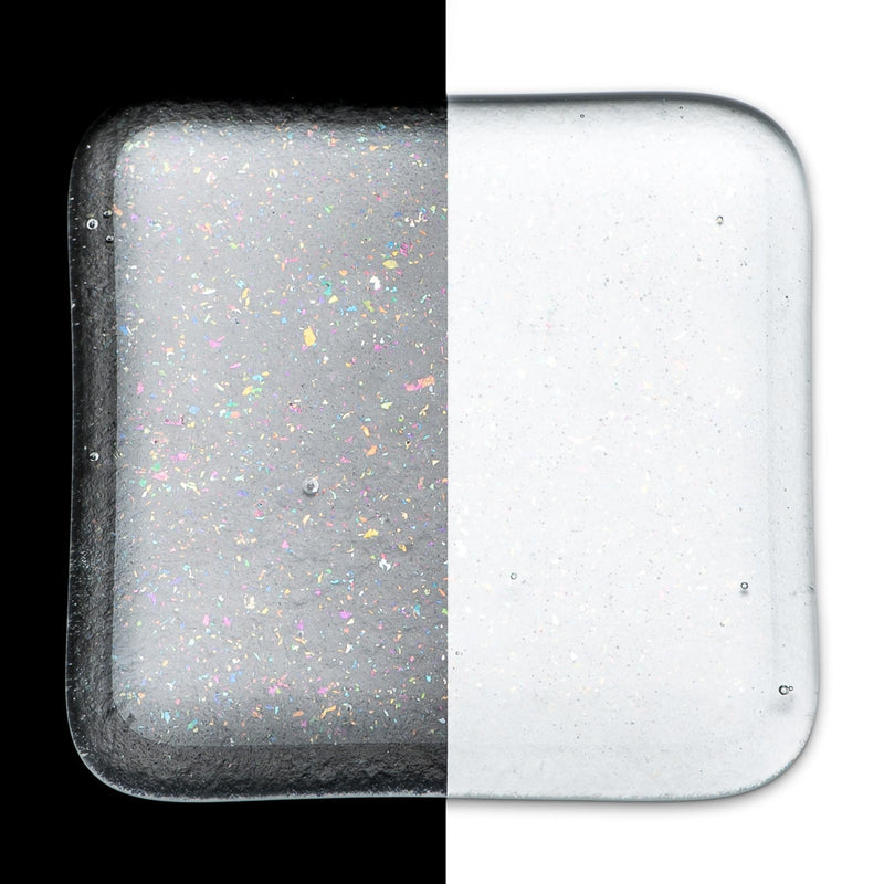Clear Iridescent Rainbow Transparent Bullseye Fine Frit 1101
