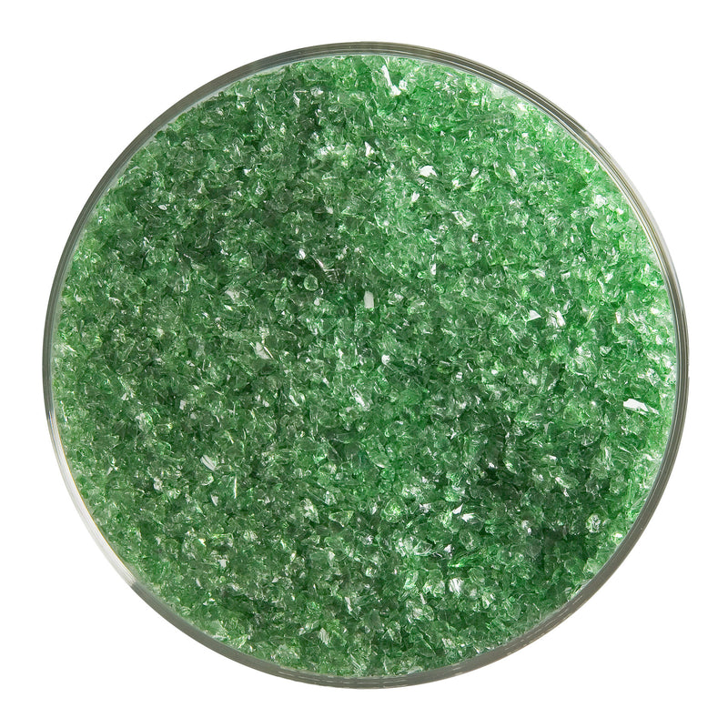 Light Green Transparent Bullseye Medium Frit 1107