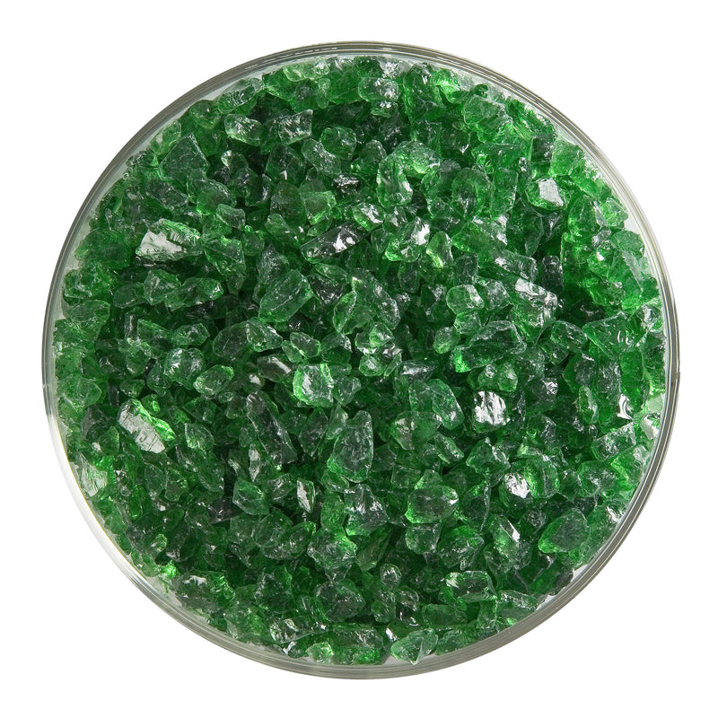 Light Green Transparent Bullseye Coarse Frit 1107
