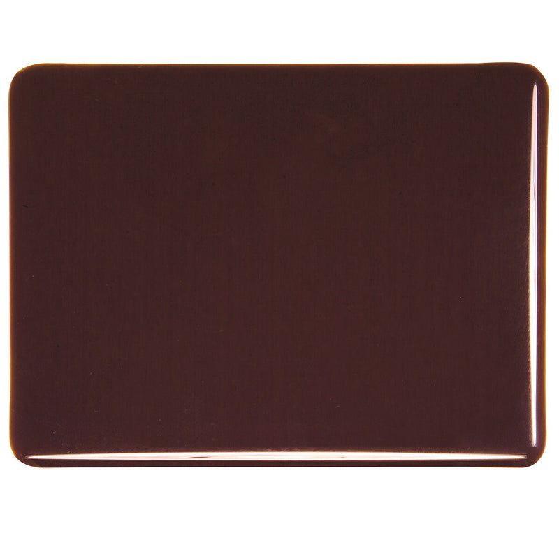 Dark Rose Brown Transparent Bullseye Sheet 1109 3MM