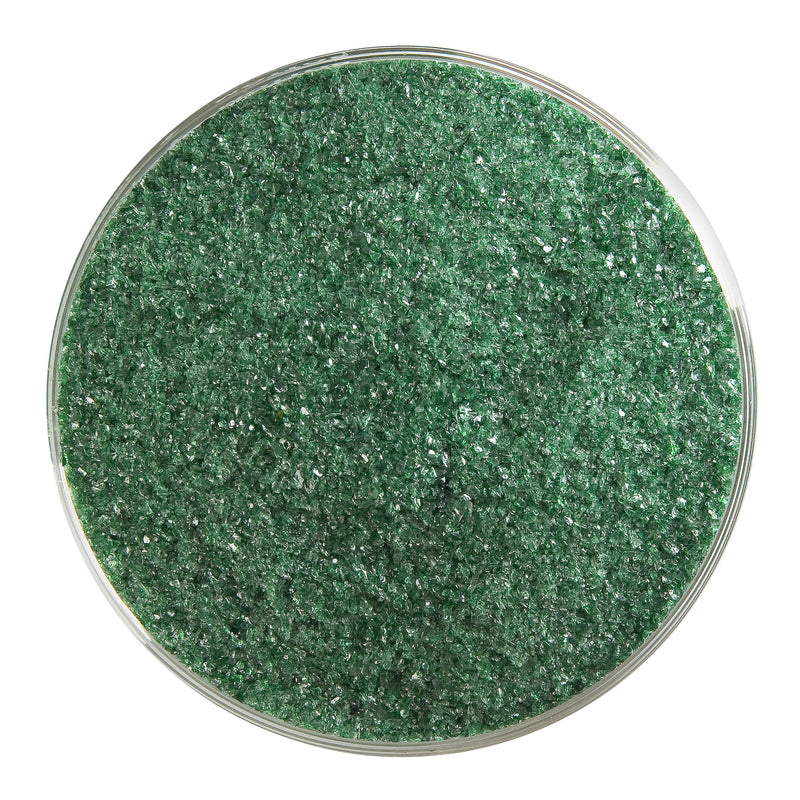 Aventurine Green Transparent Bullseye Fine Frit 1112
