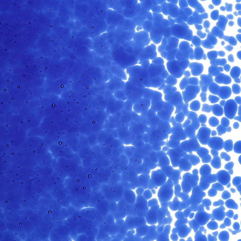 Deep Royal Blue Transparent Bullseye Medium Frit 1114
