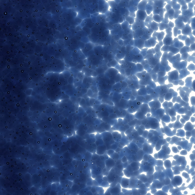 Midnight Blue Transparent Bullseye Medium Frit 1118