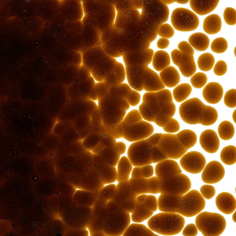 Sienna Striker Transparent Bullseye Frit 1119