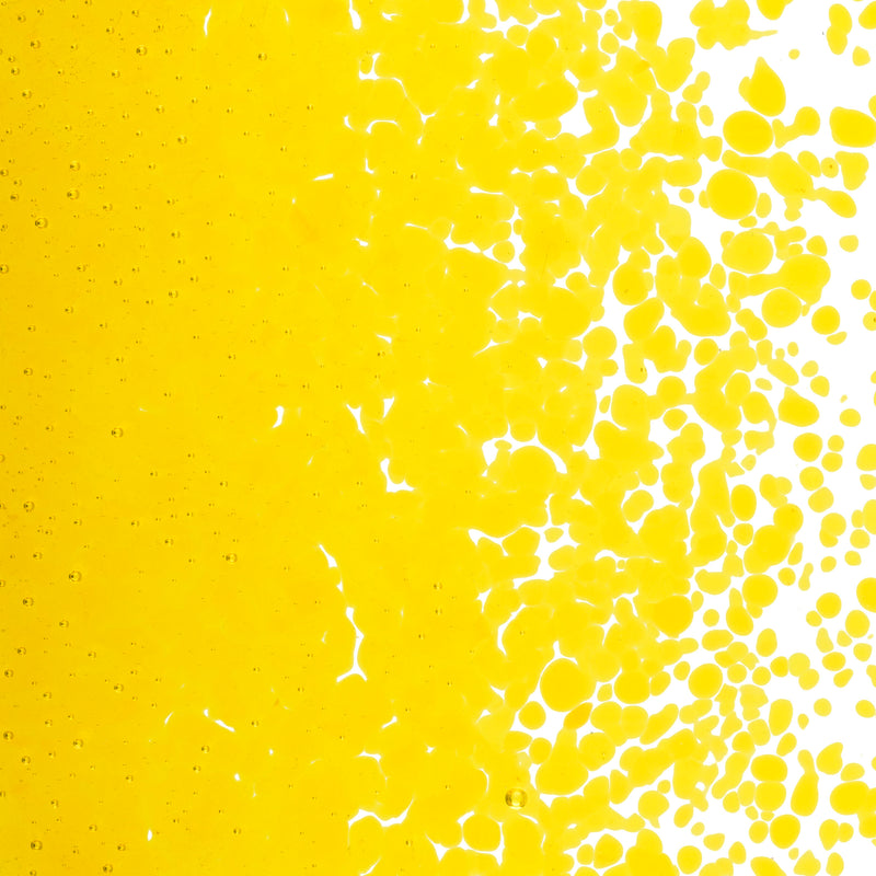 Yellow Striker Transparent Bullseye Frit 1120