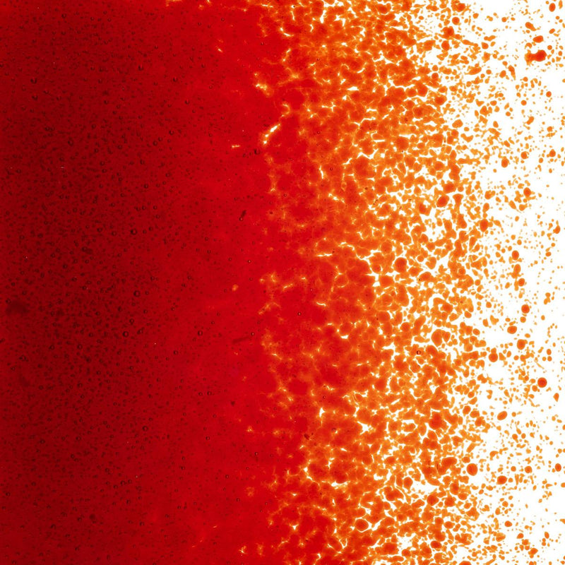 Red Striker Transparent Bullseye Fine Frit 1122