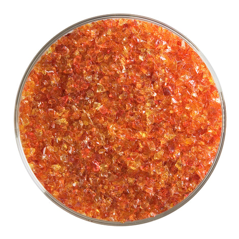Red Striker Transparent Bullseye Medium Frit 1122