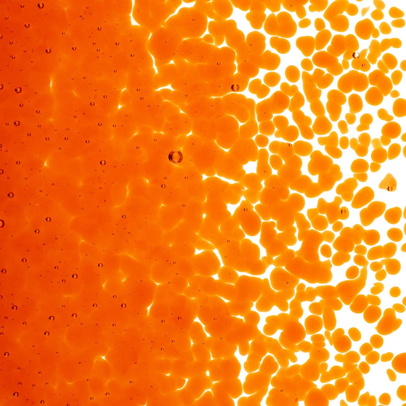 Orange Striker Transparent Bullseye Medium Frit 1125