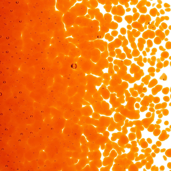 Orange Striker Transparent Bullseye Medium Frit 1125