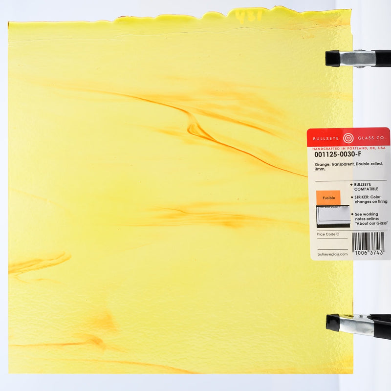 Orange Striker Transparent Bullseye Sheet 1125 3MM