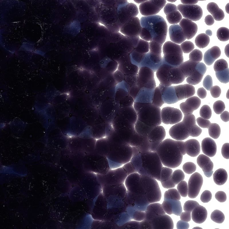 Deep Royal Purple Transparent Bullseye Frit 1128