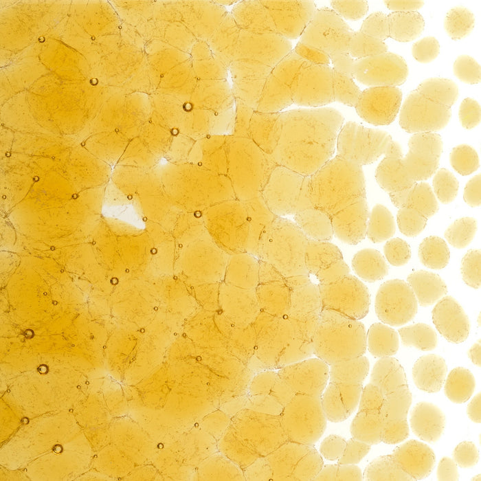 Medium Amber Transparent Bullseye Coarse Frit 1137