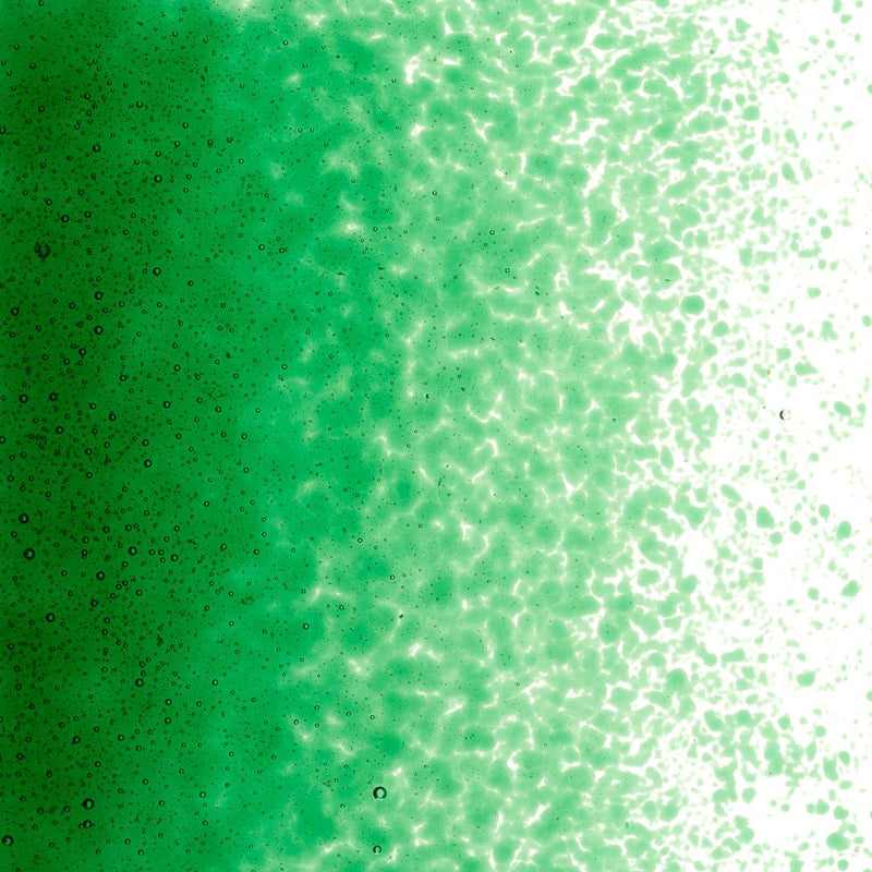 Kelly Green Transparent Bullseye Frit 1145