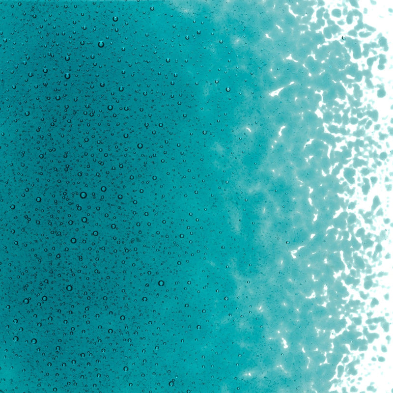 Peacock Blue Transparent Bullseye Frit 1176