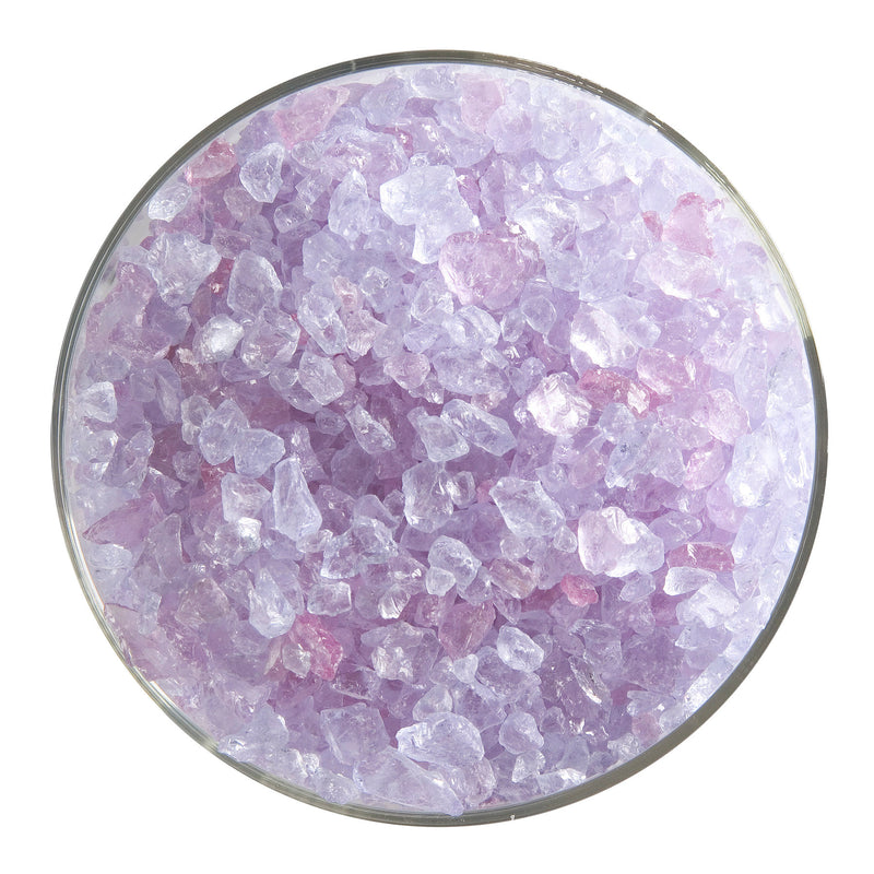 Light Pink Striker Transparent Bullseye Coarse Frit 1215