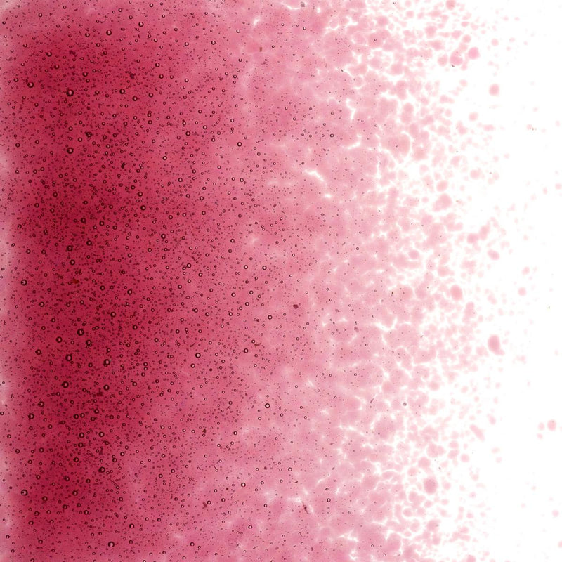 Cranberry Pink Striker Transparent Bullseye Fine Frit 1311