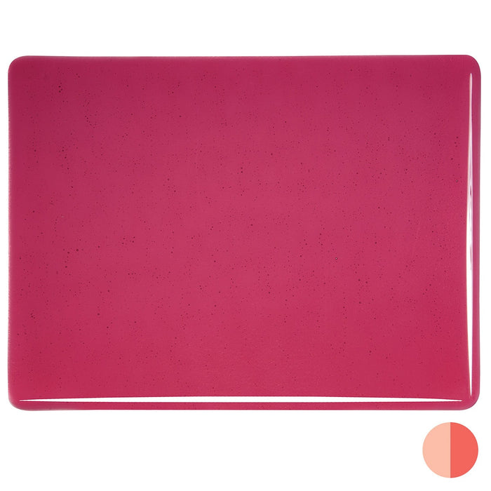 Cranberry Pink Striker Transparent Bullseye Sheet 1311 3MM