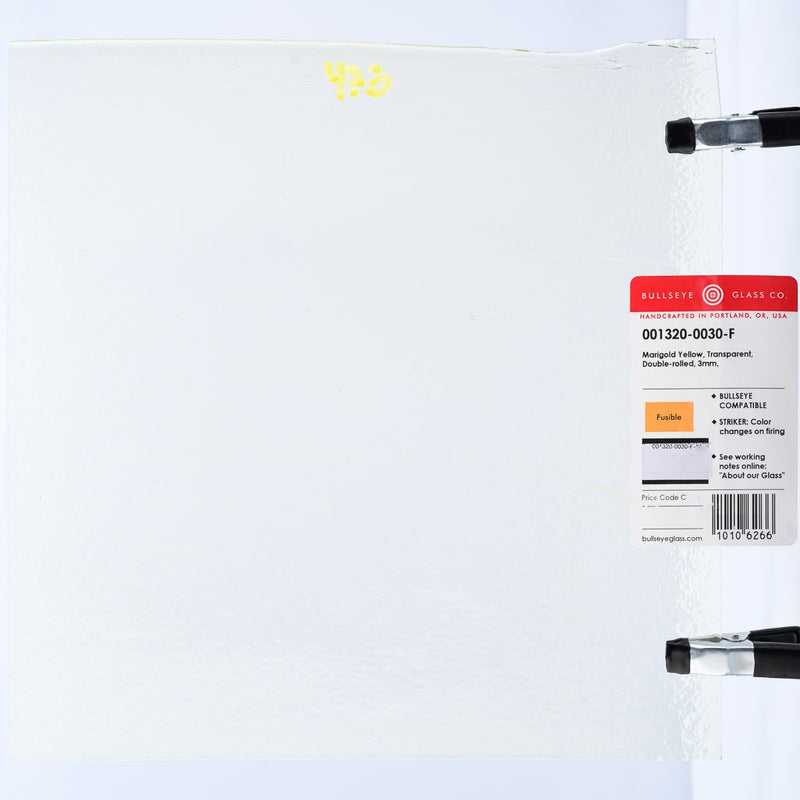 Marigold Yellow Striker Transparent Bullseye Sheet 1320 3MM