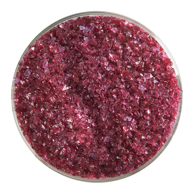 Fuchsia Striker Transparent Bullseye Medium Frit 1332