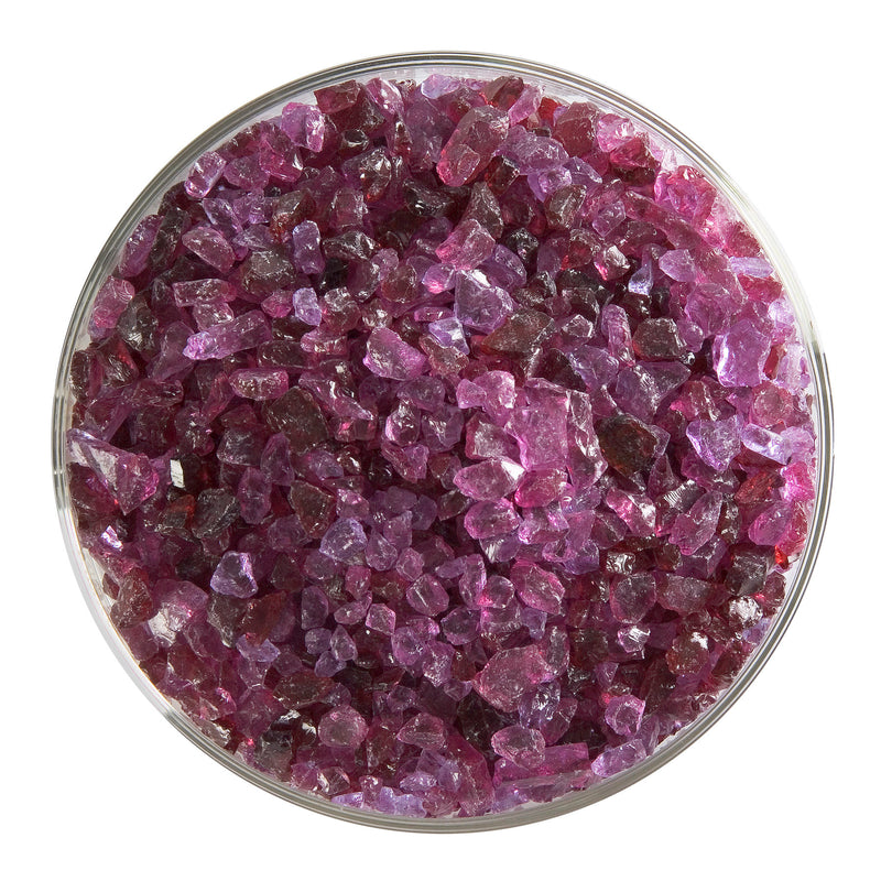 Fuchsia Striker Transparent Bullseye Coarse Frit 1332
