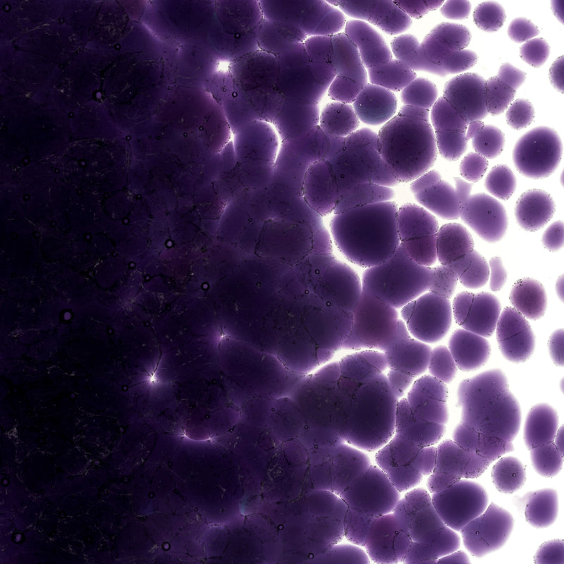 Gold Purple Striker Transparent Bullseye Coarse Frit 1334
