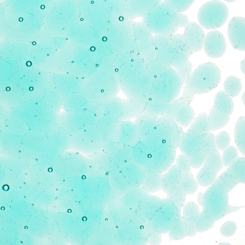 Light Aquamarine Blue Transparent Bullseye Coarse Frit 1408