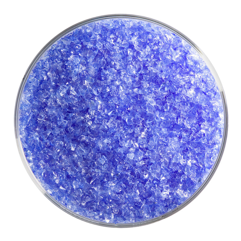 Light Sky Blue Transparent Bullseye Medium Frit 1414